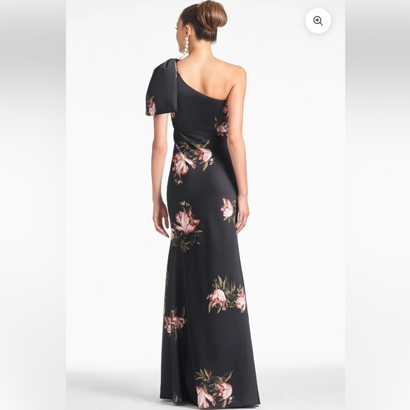 Sachin & Babi AUBREY GOWN - NOIR BLOSSOM size 6 - Picture 3 of 9